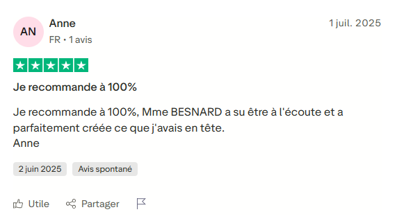 Avis Anne Besnard Design