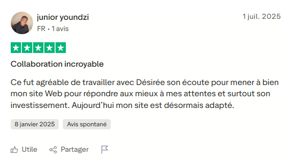 Avis junior Youndi Besnard Design